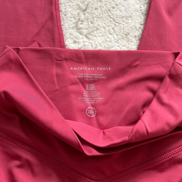 American Eagle outfitters red buttery soft crossover waist leggings - Picture 7 of 8